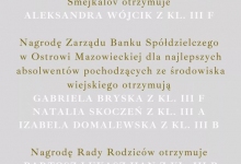 z05 Lista nagrodzonych absolwentów