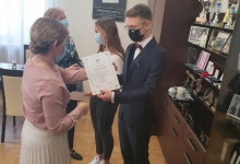 Julia Uściłowska i Aleksander Komor finaliści olimpiady historycznej