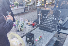 Wizyta na cmentarzu parafialnym
