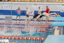Zawody w pływaniu o Puchar Burmistrza Ostrów Maz.