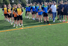 Turniej piłki nożnej na otwarcie boiska w ZS nr 1