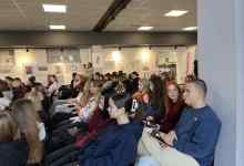 Spotkanie uczniów klasy I F z p. Martą Kawalec, absolwentką naszej szkoły