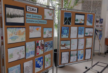 Zima - wystawa prac plastycznych