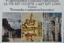 Miłosława Hołowińska zajęła I miejsca w Ogólnopolskim Konkursie Plastycznym „La vie est courte, l’art est long”