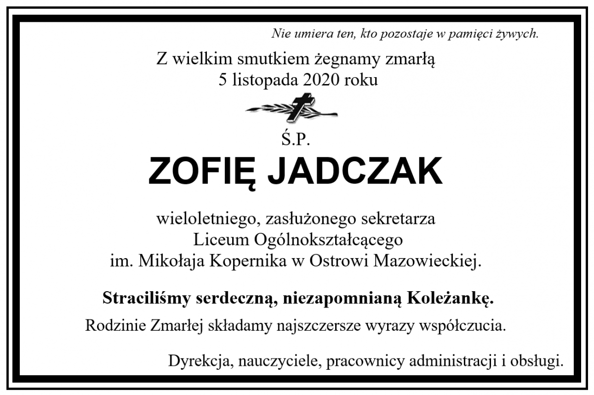 Zofia Jadczak