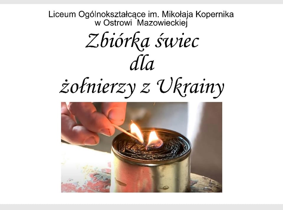świece dla Ukrainy