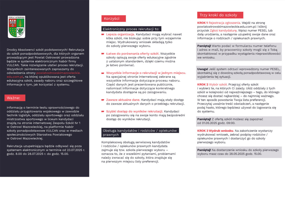 Rekrutacja 2025 - ulotka B