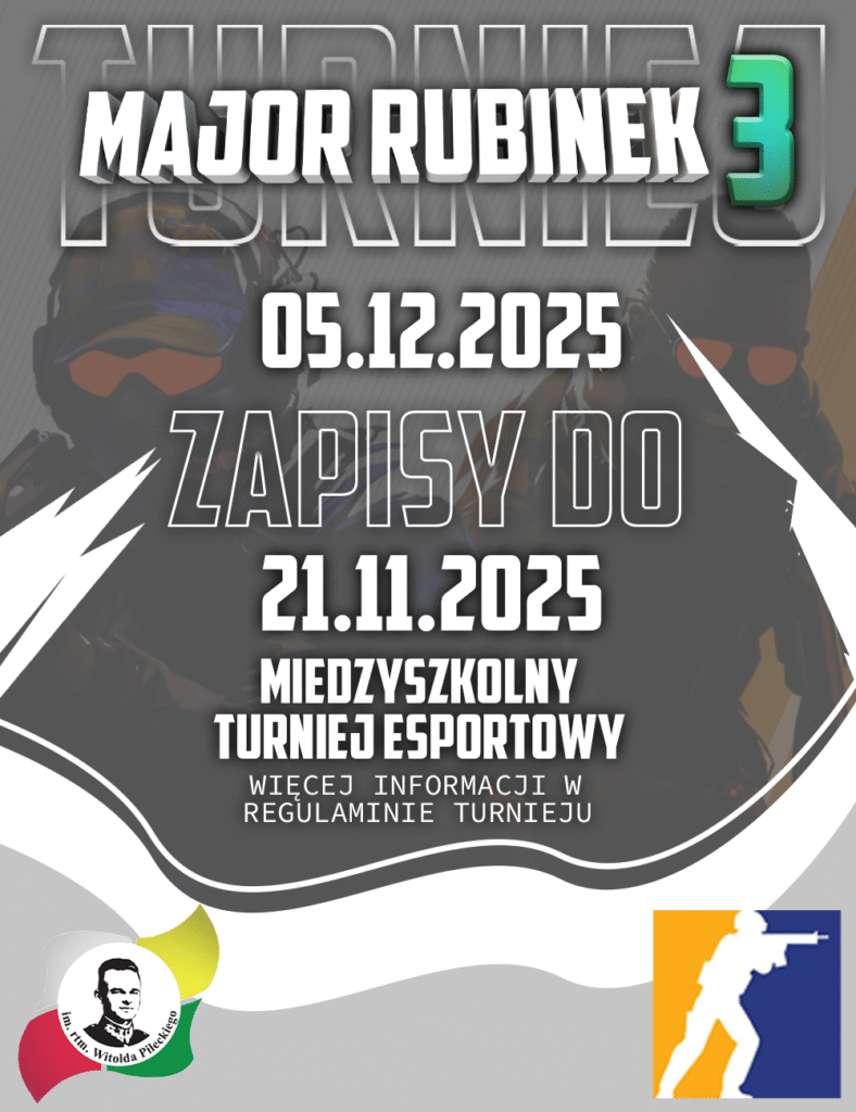 Turniej e-sportowy Major Rubinek 3