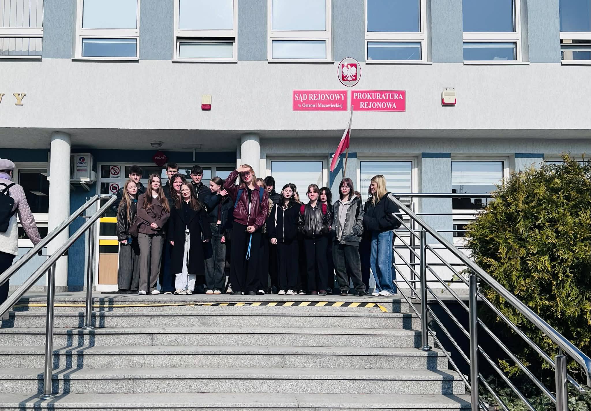 Odwiedziny w Sądzie Rejonowym w Ostrowi Mazowieckiej