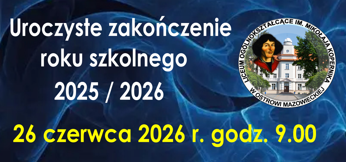 Zakończenie Roku Szkolnego 2025/26