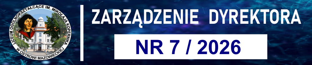Zarządzenie Dyrektora 7/2026