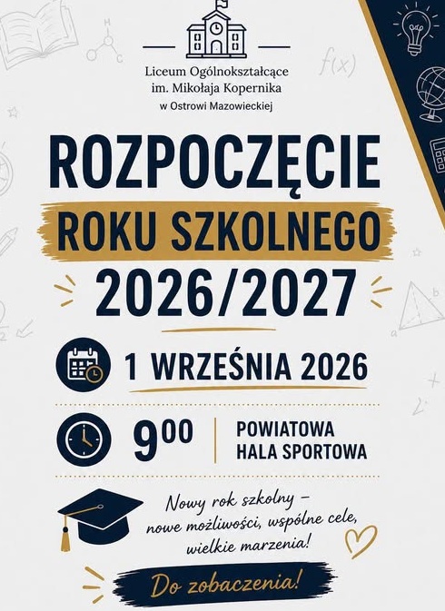 INAUGURACJA ROKU SZKOLNEGO 2026/2027