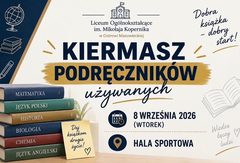 KIERMASZ UŻYWANYCH PODRĘCZNIKÓW